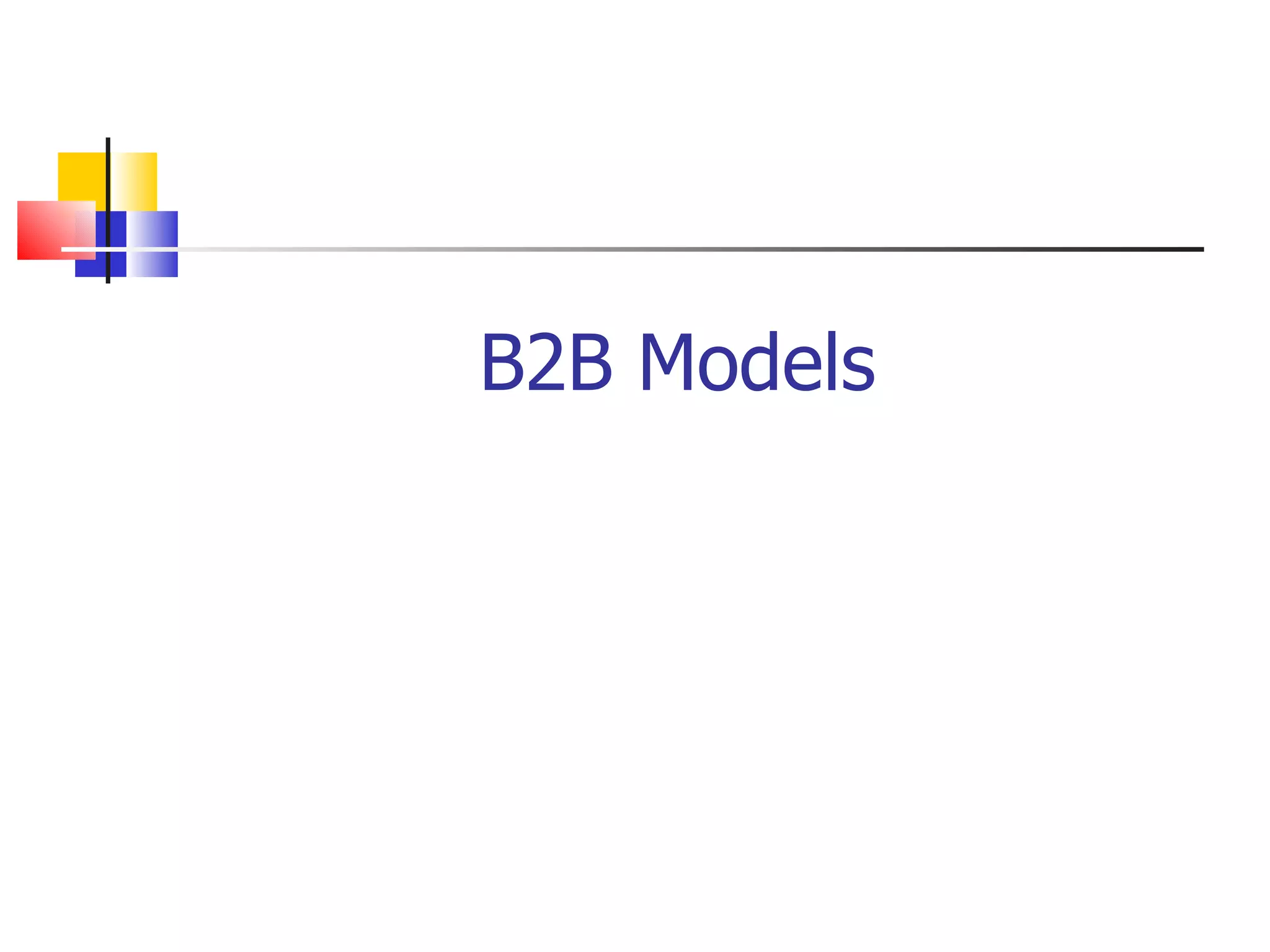 B2B Models 