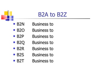 B2A to B2Z B2N Business to B2O Business to B2P Business to B2Q Business to B2R Business to B2S Business to B2T Business to 