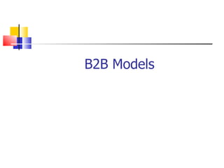 B2B Models 
