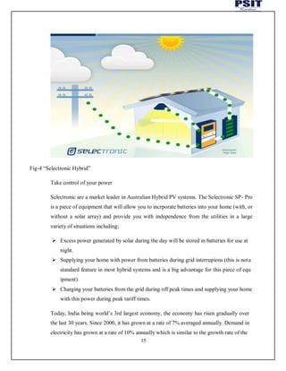 Selectronic Solar Use of Technology in Renewable Energy | PDF
