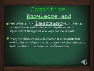 Mini project 2-- teaching and learning theories spring 2015 | PPTX