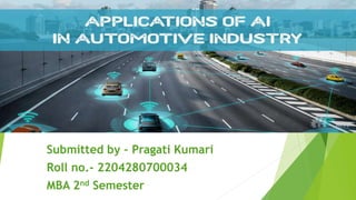 Submitted by – Pragati Kumari
Roll no.- 2204280700034
MBA 2nd Semester
 