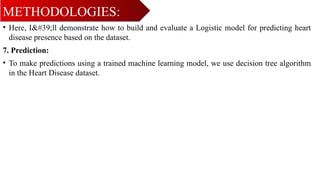 prediction of heart disease using machine learning | PPTX