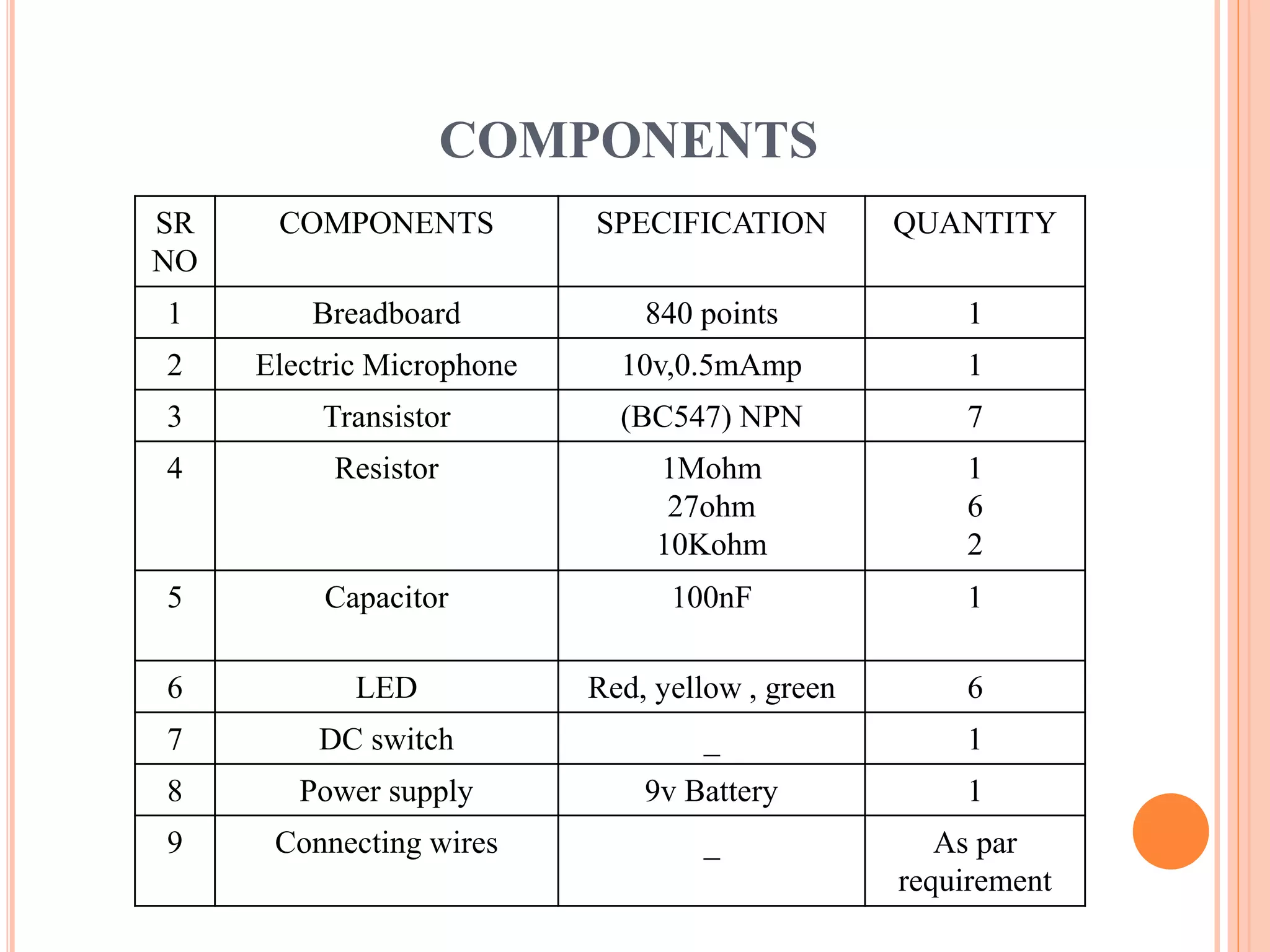 MUSIC RHYTHM LED FLASH LIGHT CIRCUIT | PPTX