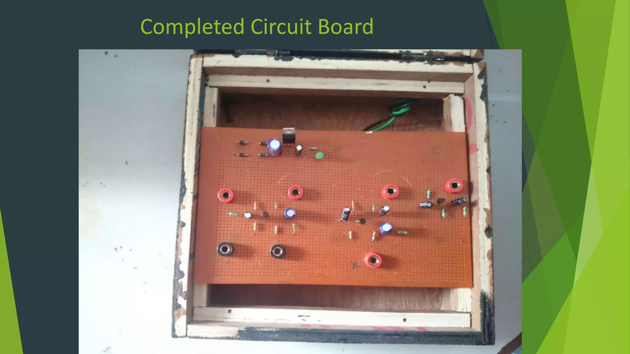 Completed Circuit Board
 