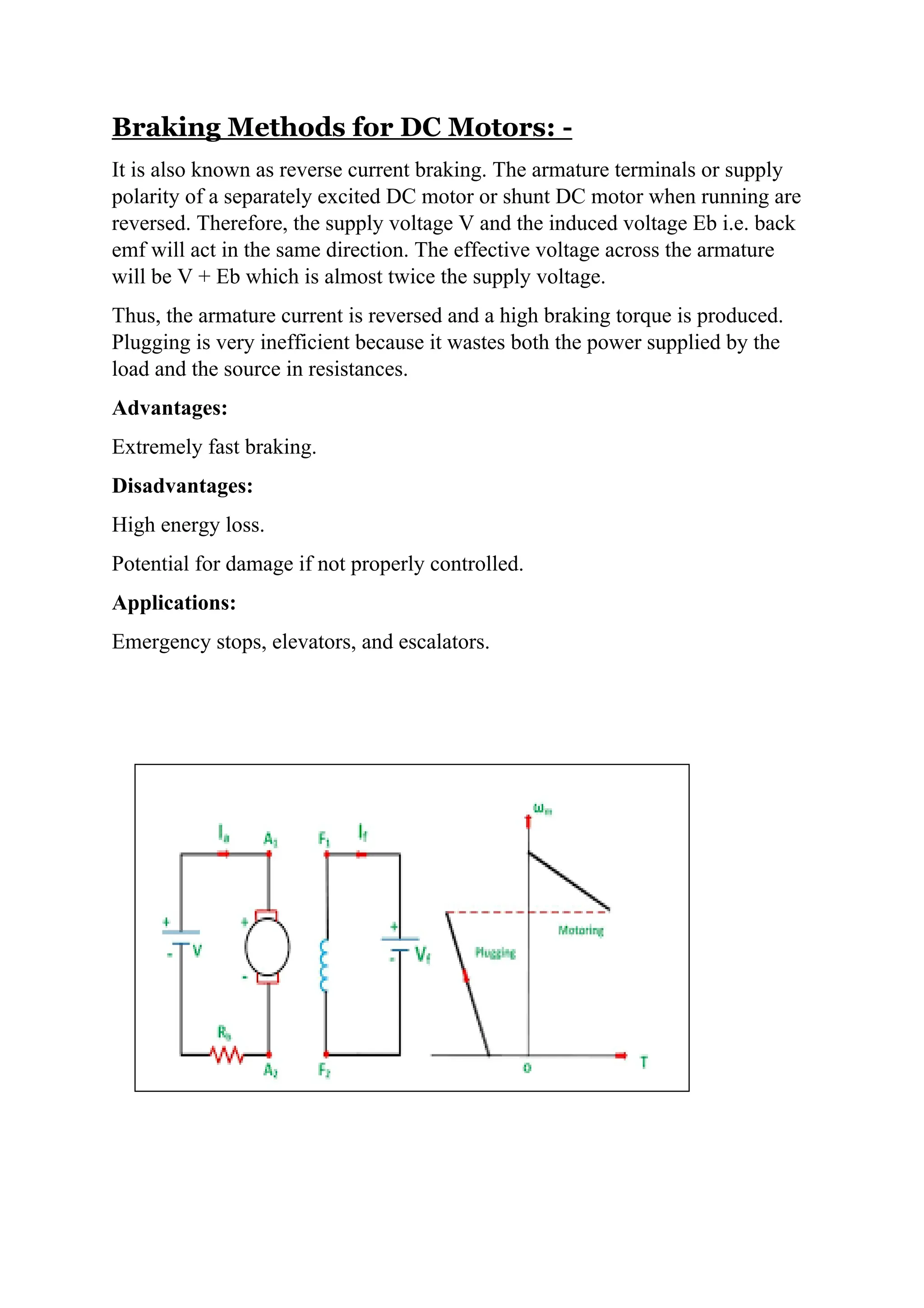 @Regenerative braking system of DC motor | PDF