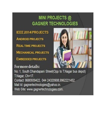 MIni projects for MCA students