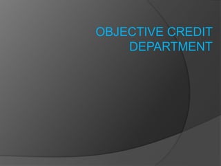 Mini projek credit management | PPT