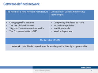 OpenFlow — the key standard of Software-Defined Networks | PPT