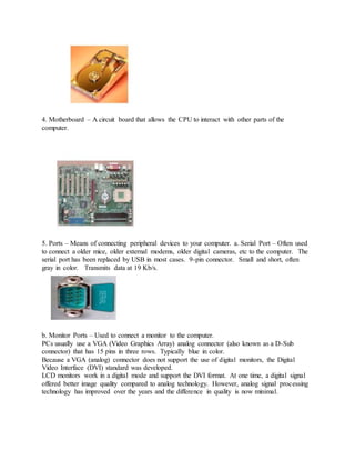 basic of computer | DOCX