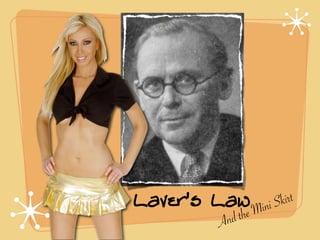 Laver's Law
And the Mini Skirt
 