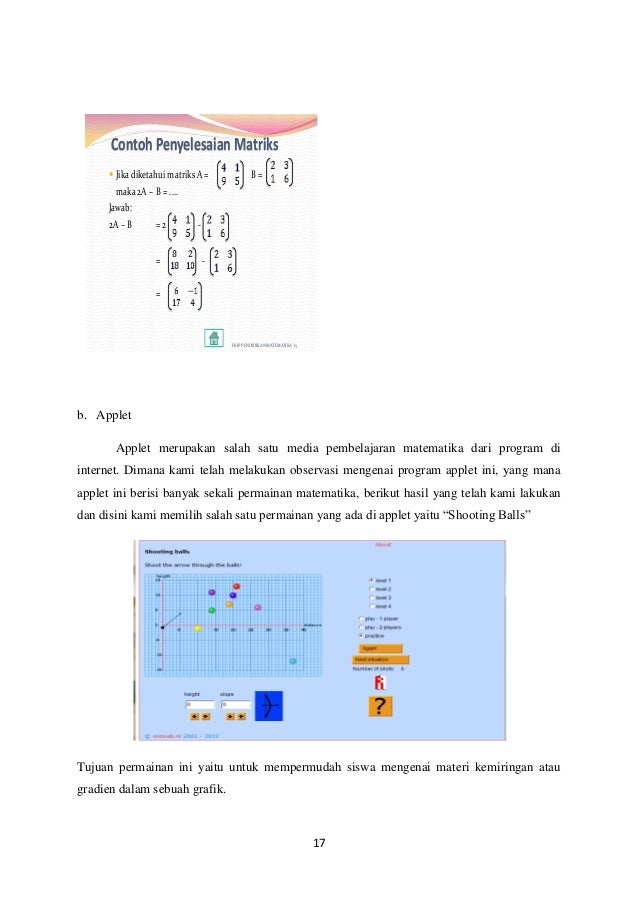 Contoh Hasil Observasi Matematika - Jeans Da