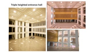 Triple heighted entrance hall
 