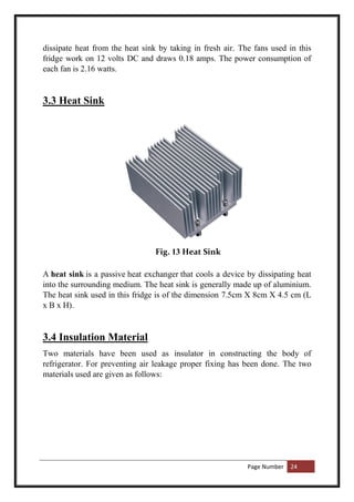 Design of Mini Compressorless Solar Powered Refrigerator | PDF