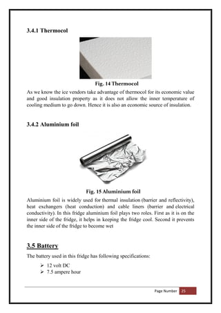 Design of Mini Compressorless Solar Powered Refrigerator | PDF
