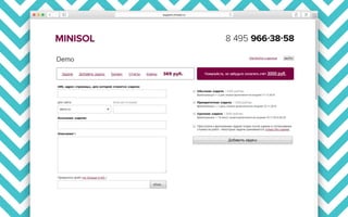 RIW 2014 - Поддержка сайтов, Минисол