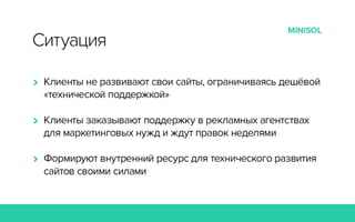 RIW 2014 - Поддержка сайтов, Минисол