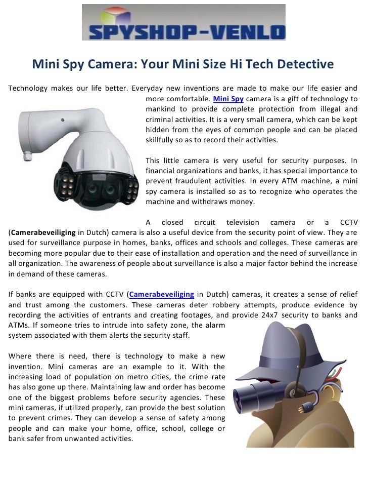 pj tech mini spy camera