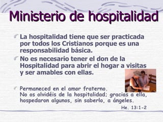 Ministerio de Servicio