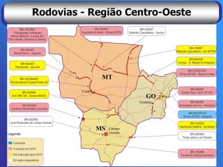 Rodovias - Região Centro-Oeste
 