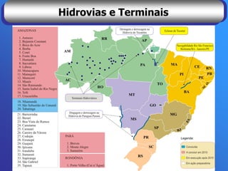 Hidrovias e Terminais
 