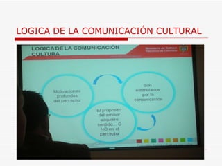 LOGICA DE LA COMUNICACIÓN CULTURAL 