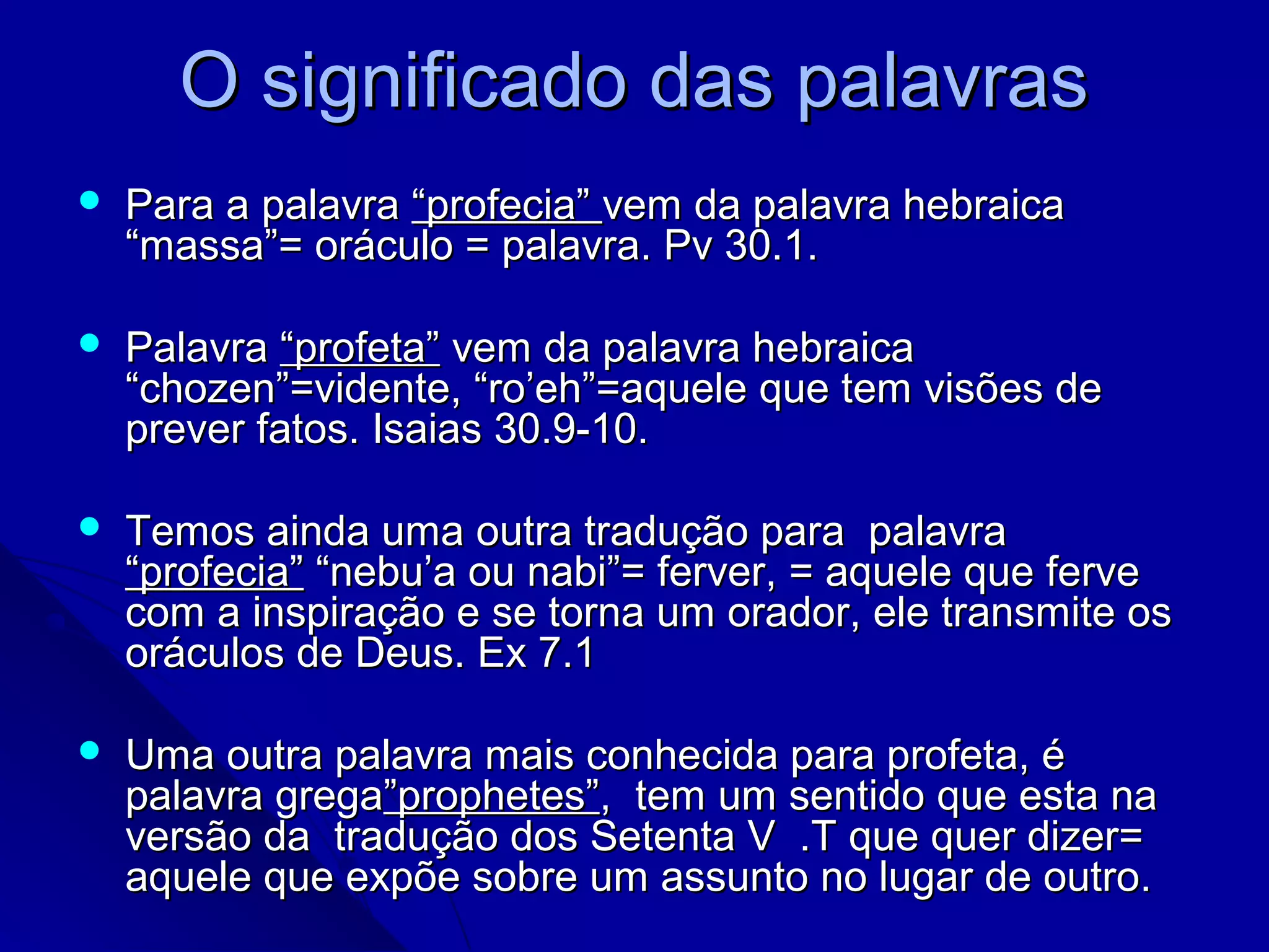 Ministerio de profetas | PPT