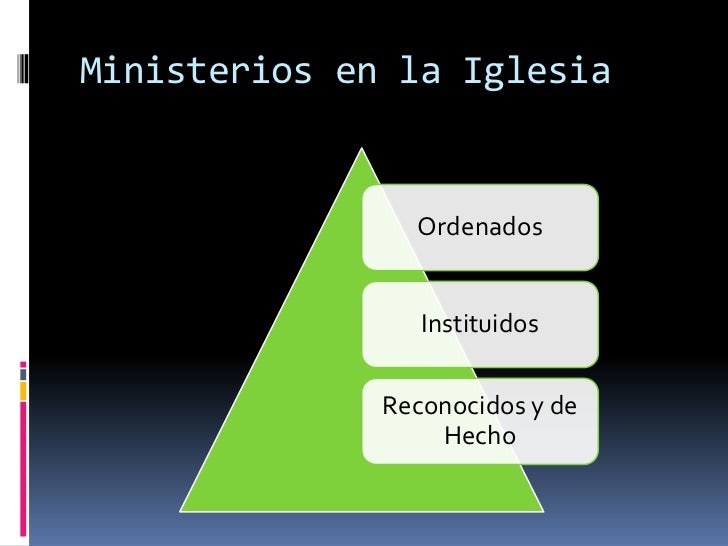 Ministerios en la Iglesia católica