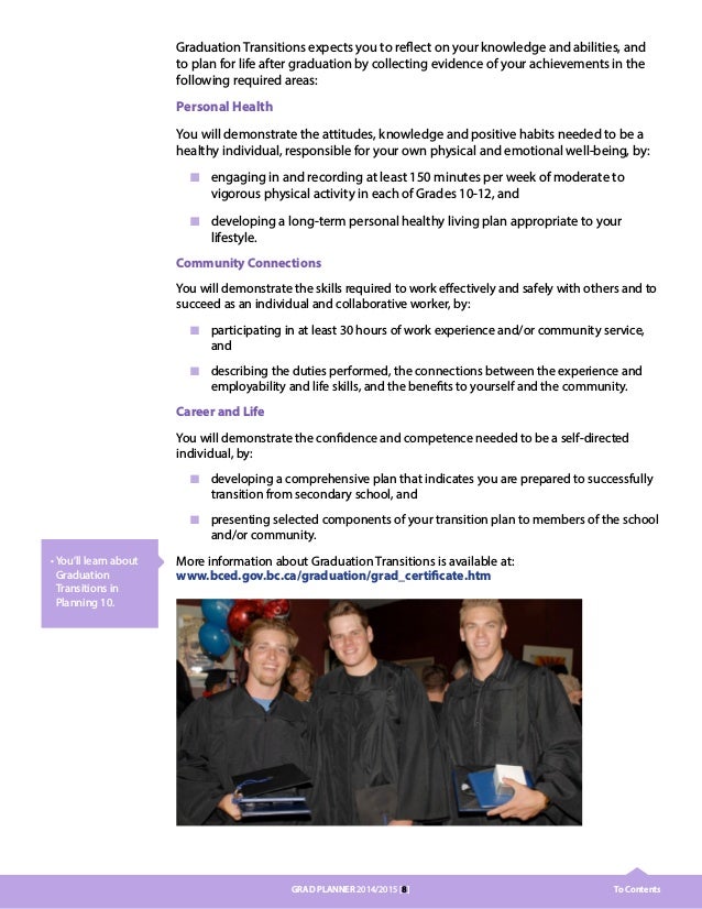 ministry grad planner 2014 15 1 graduation planner