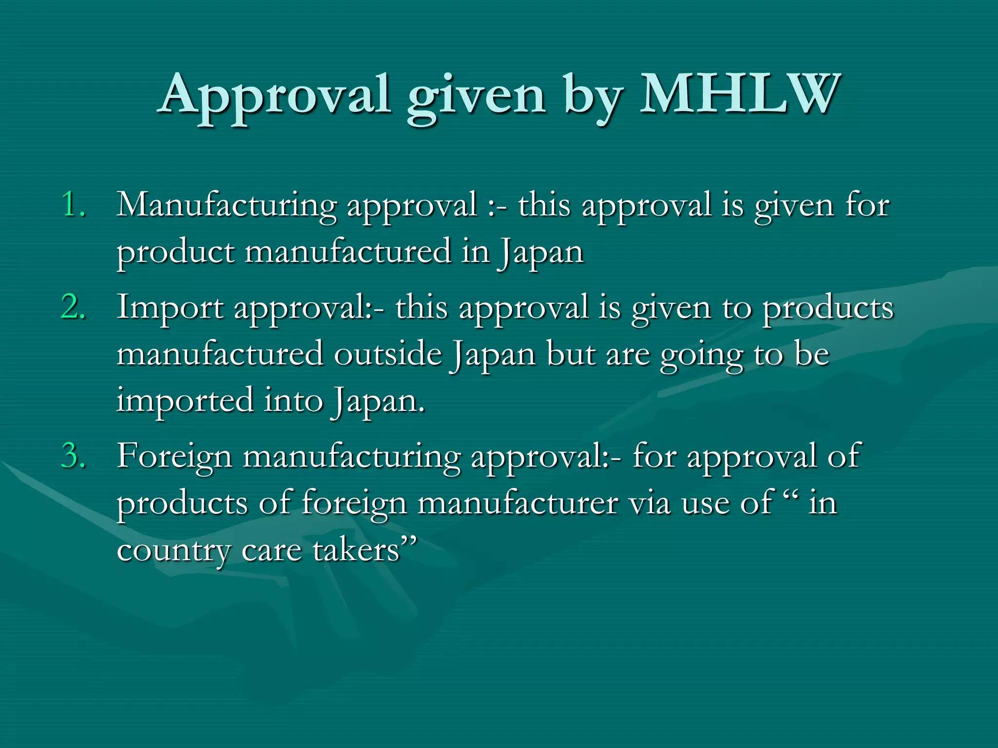 Ministry of health labour and welfare (mhlw) | PDF