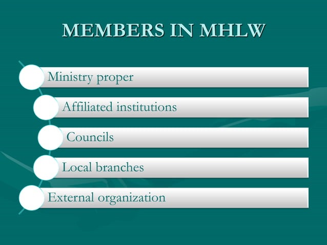 Ministry of health labour and welfare (mhlw) | PDF