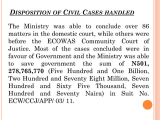 Ministry of justice | PDF