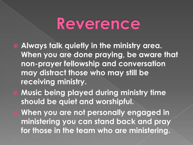 Ministry Team Training | PPTX