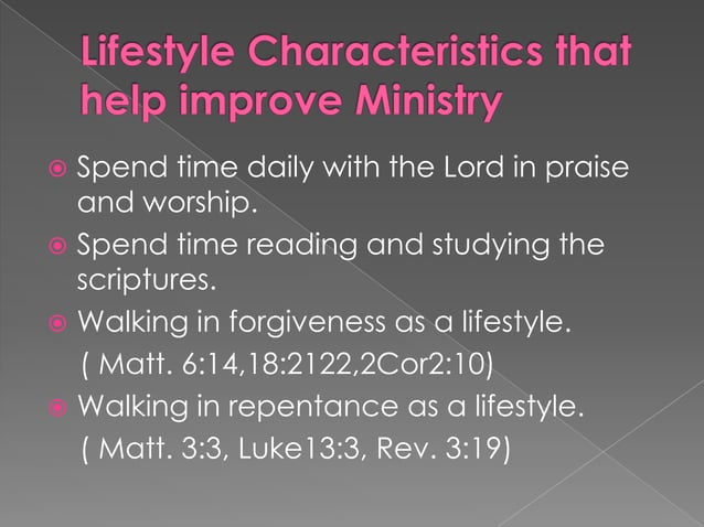 Ministry Team Training | PPTX