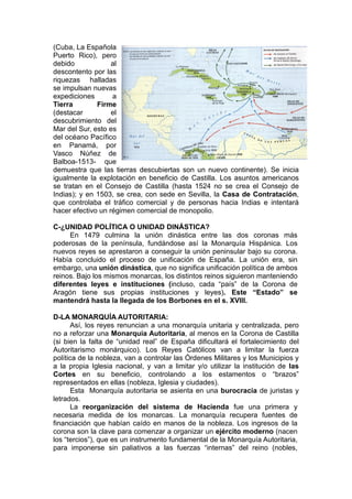 MINITEMA 6. LA FORMACIÓN DEL ESTADO ESPAÑOL, LA MONARQUÍA DE LOS REYES ...
