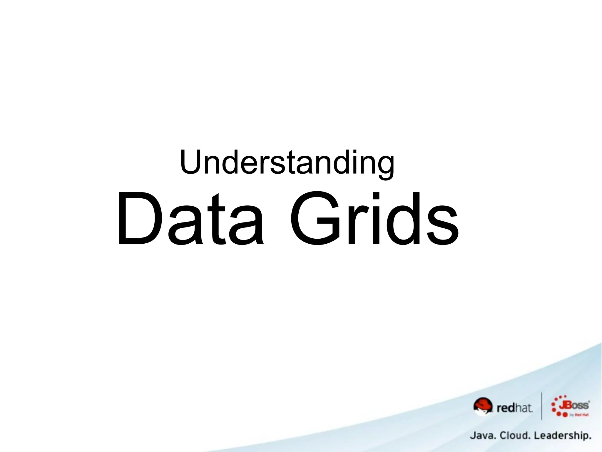 Understanding

Data Grids
 