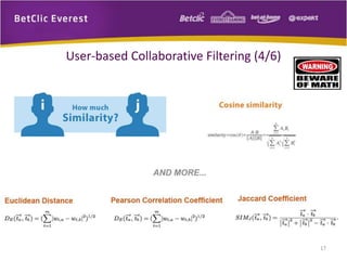 17 
User-based Collaborative Filtering (4/6) 
 