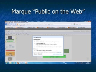 Marque “Public on the Web” 