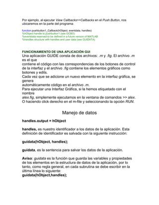 Mini Tutorial De Matlab