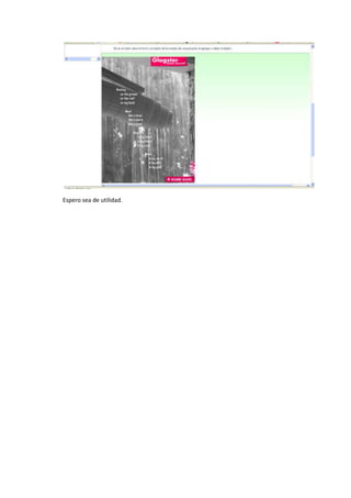 Minitutorial para incrustar glogster,youtube,podomatic