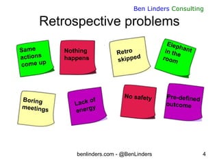 Mini workshop retrospecting your retrospectives - Experience Agile 2020 ...