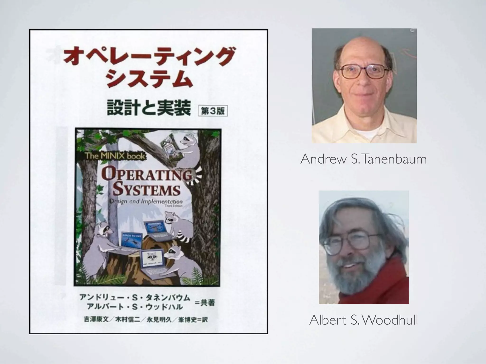 Andrew S. Tanenbaum




 Albert S. Woodhull
 