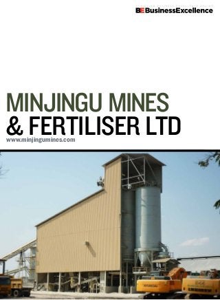 Minjingu Mines
& Fertiliser Ltd
www.minjingumines.com
 