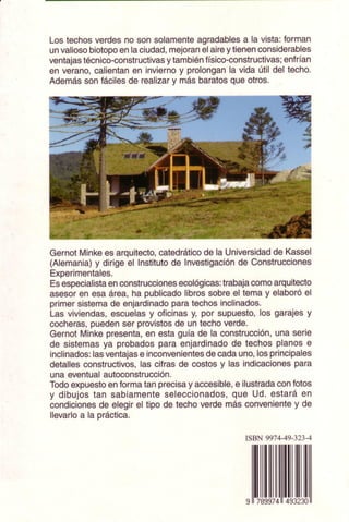 Telhados Verdes - Gernot Minke 