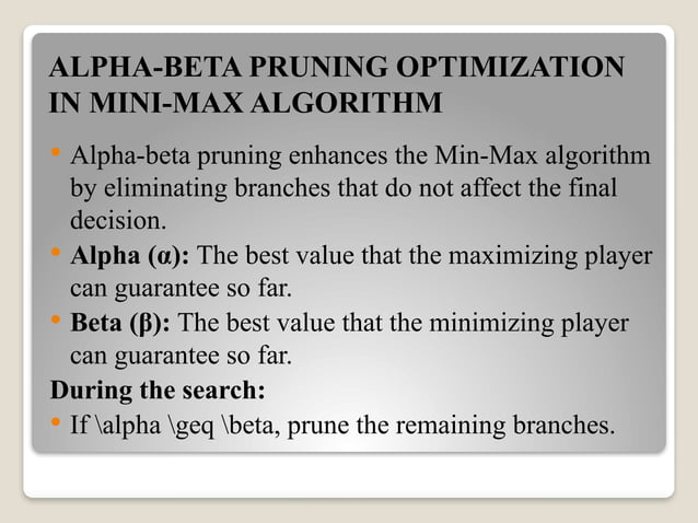 MINMAX ALGORITHM in machine learning.pptx
