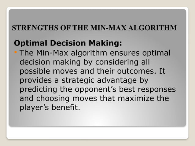 MINMAX ALGORITHM in machine learning.pptx