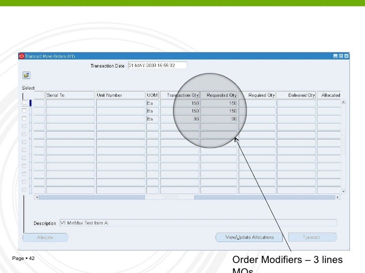 Min Max Planning in Oracle Inventory eBS R12