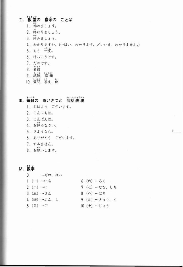 Minna No Nihongo 1