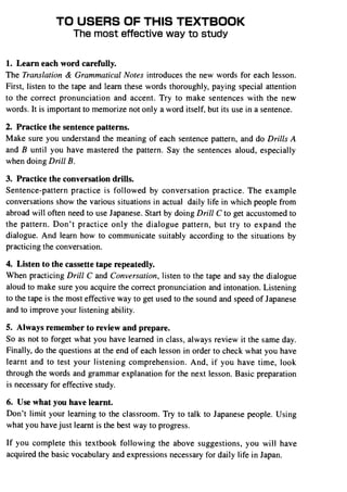 Minna No Nihongo I Translations Grammatical Notes In Pdfdrive