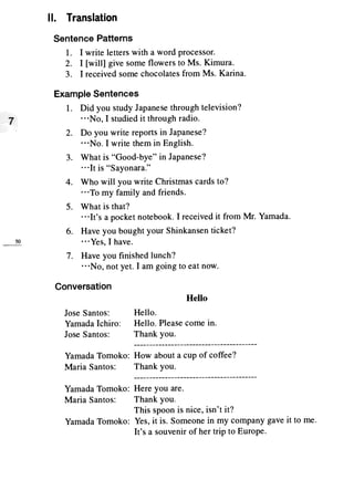 Minna No Nihongo I Translations Grammatical Notes In Pdfdrive
